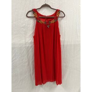 NWT Madison Leigh Coral Flower Shift Dress size 14